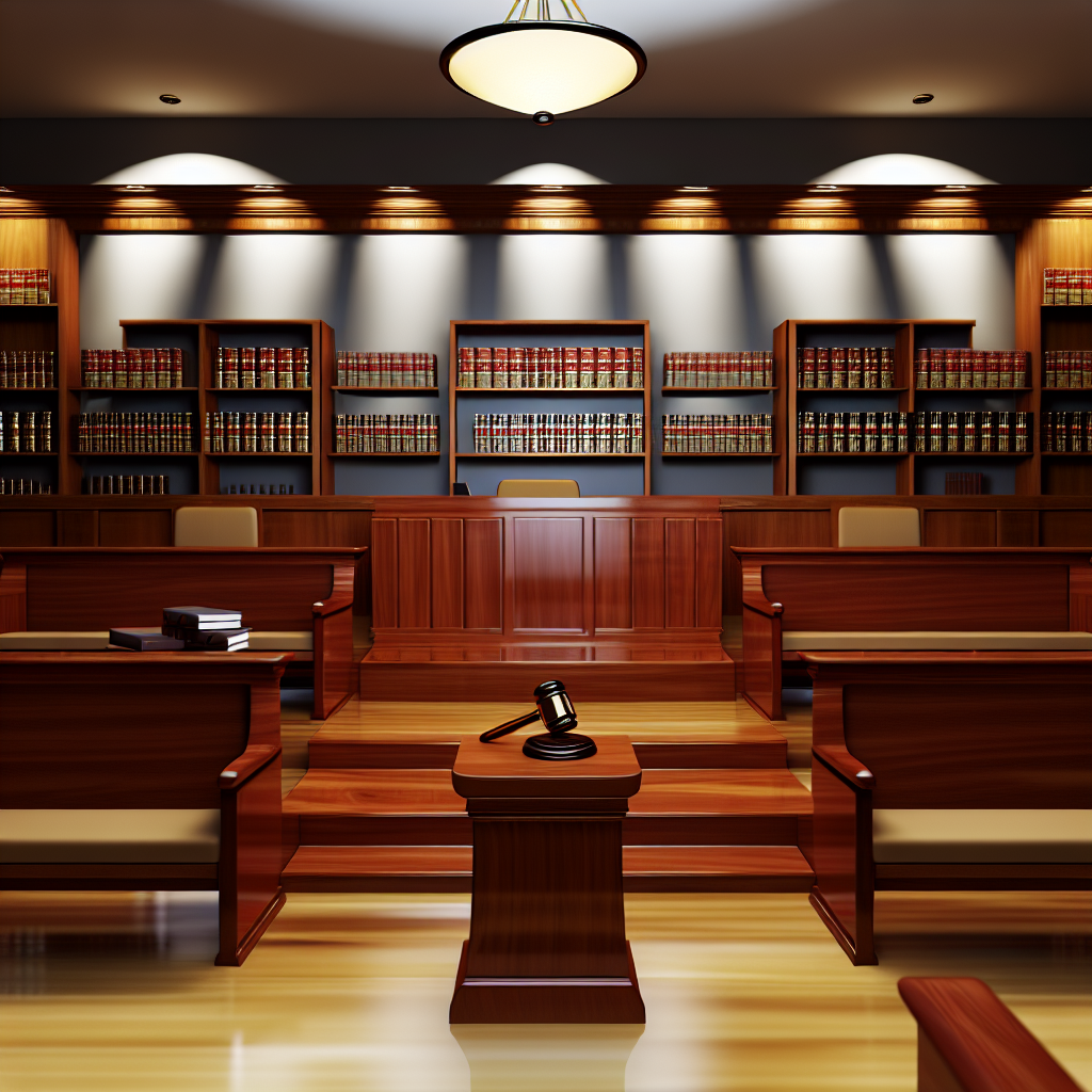 Image of a courtroom