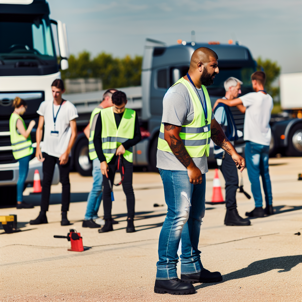 Truck Driver Training Scenario