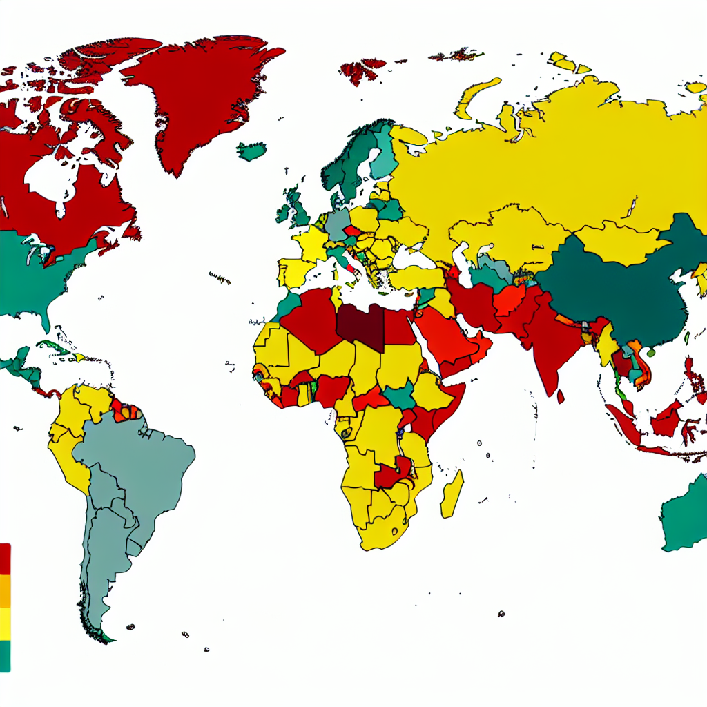 Global Map Highlighting Driver Licensing Difficulty