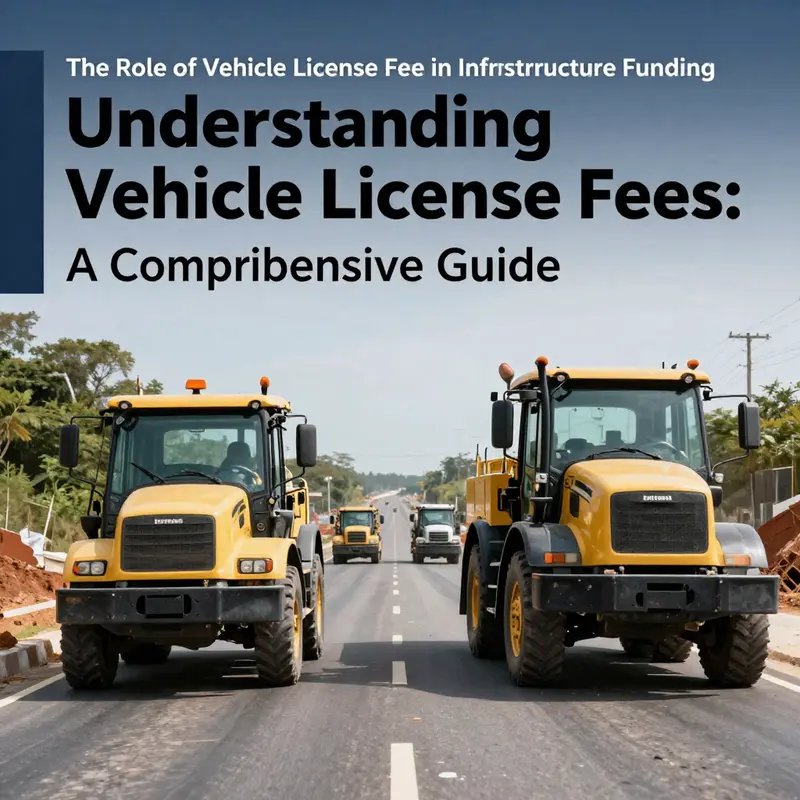 A visual representation of the importance of vehicle license fees in the context of vehicle ownership.