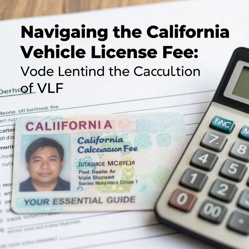 Understanding the calculation process of California’s Vehicle License Fee (VLF).