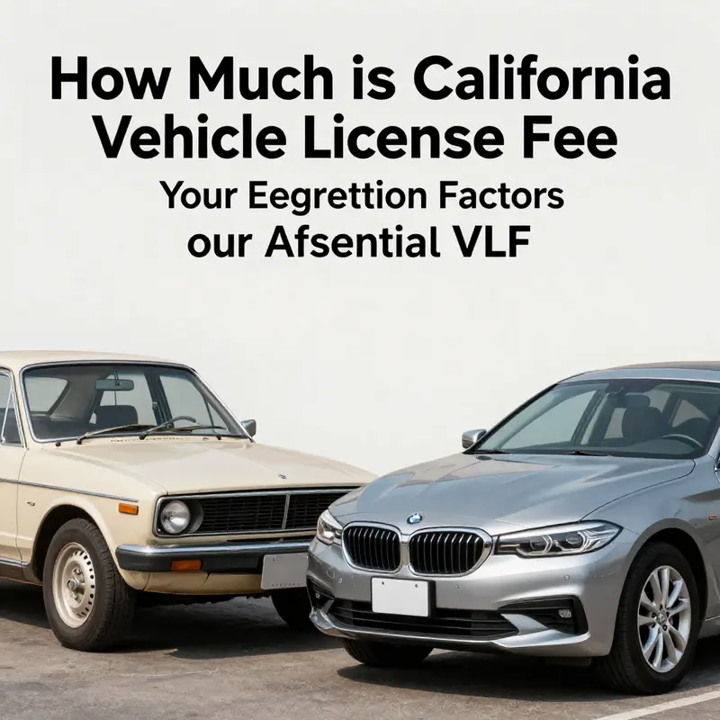 Understanding the calculation process of California’s Vehicle License Fee (VLF).