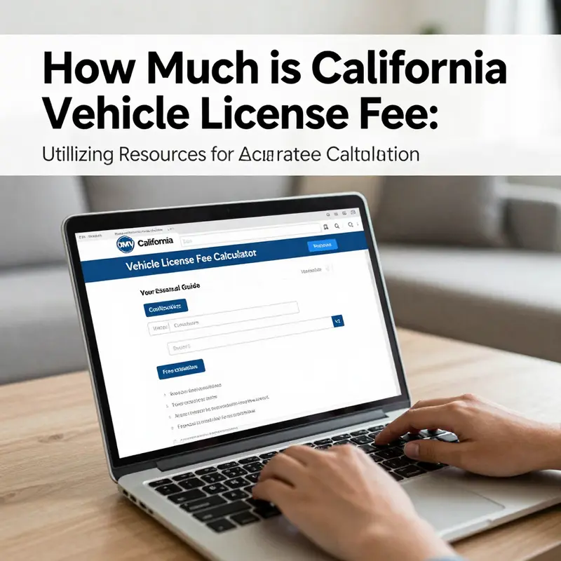Understanding the calculation process of California’s Vehicle License Fee (VLF).