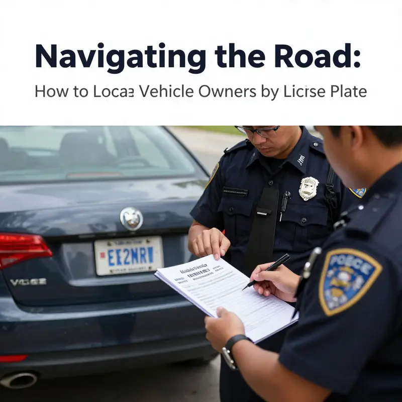 Engaging with local authorities can be a crucial step in locating vehicle owners through license plates.