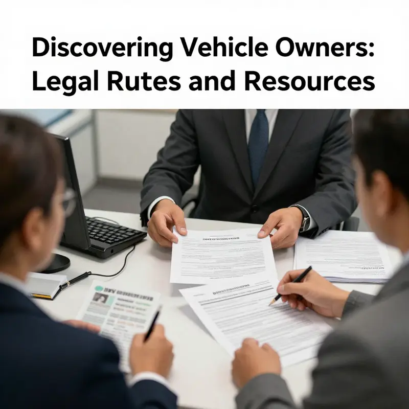 Legal methods for finding vehicle owners include reporting to authorities and using official apps.