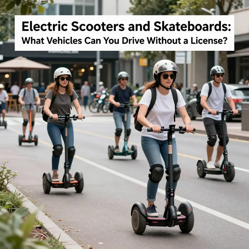 Cyclists enjoying a sunny day in a park, illustrating the freedom of riding bicycles and e-bikes without a license.