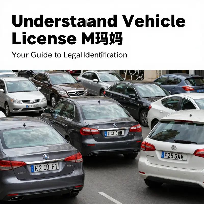 A street scene with parked cars displaying a variety of license plates, illustrating the importance of vehicle registration.