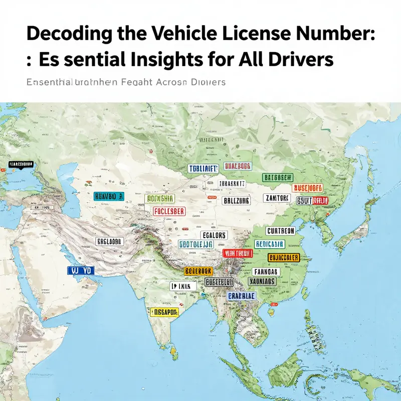 A variety of vehicle license plates emphasizing their role as unique identifiers.
