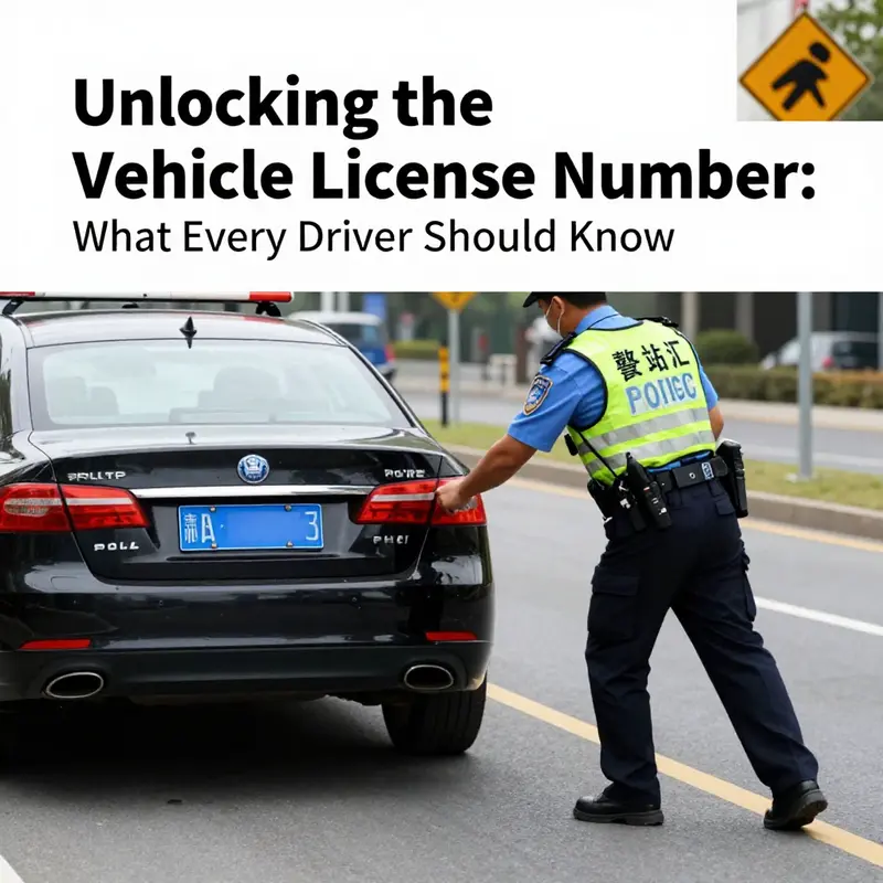 A detailed close-up of a license plate showcasing the unique alphanumeric license number.