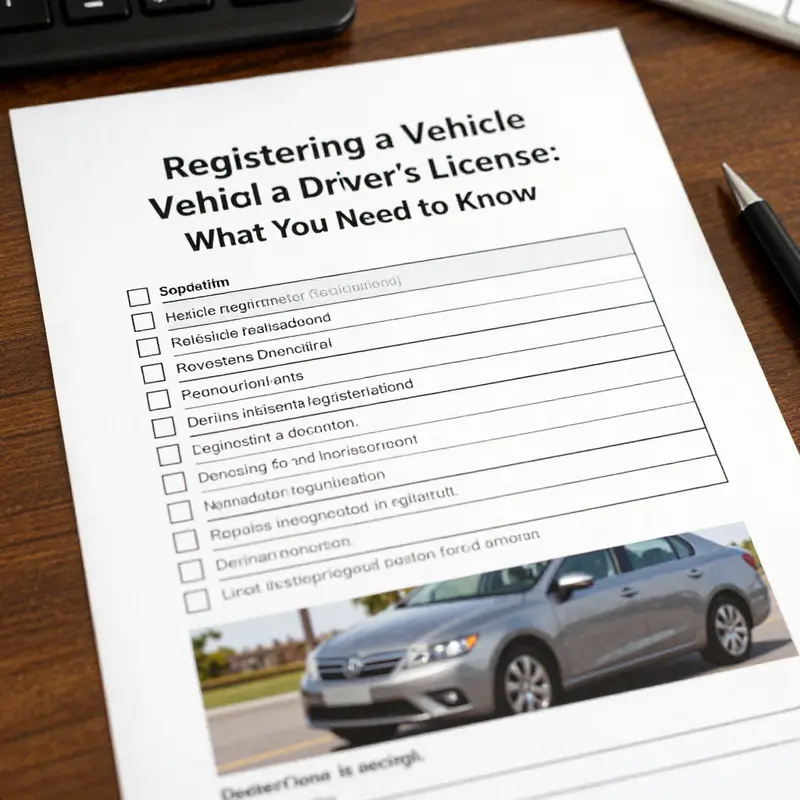 An informative overview of the registration process for vehicle ownership without a driver’s license.