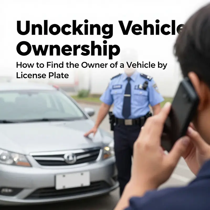 A depiction of legal inquiry processes involving vehicle license plates.