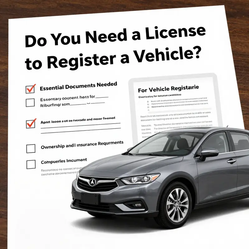 Examining the distinct roles of driver’s licenses and vehicle registrations.