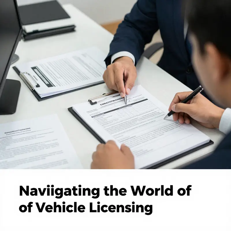 An illustration of a vehicle registration certificate, highlighting the importance of legal documentation.