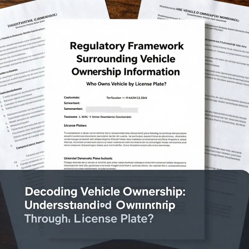 Exploring the privacy issues surrounding vehicle ownership information.
