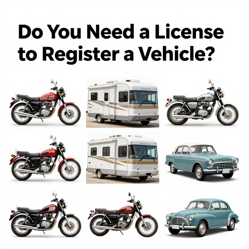 Examining the distinct roles of driver’s licenses and vehicle registrations.