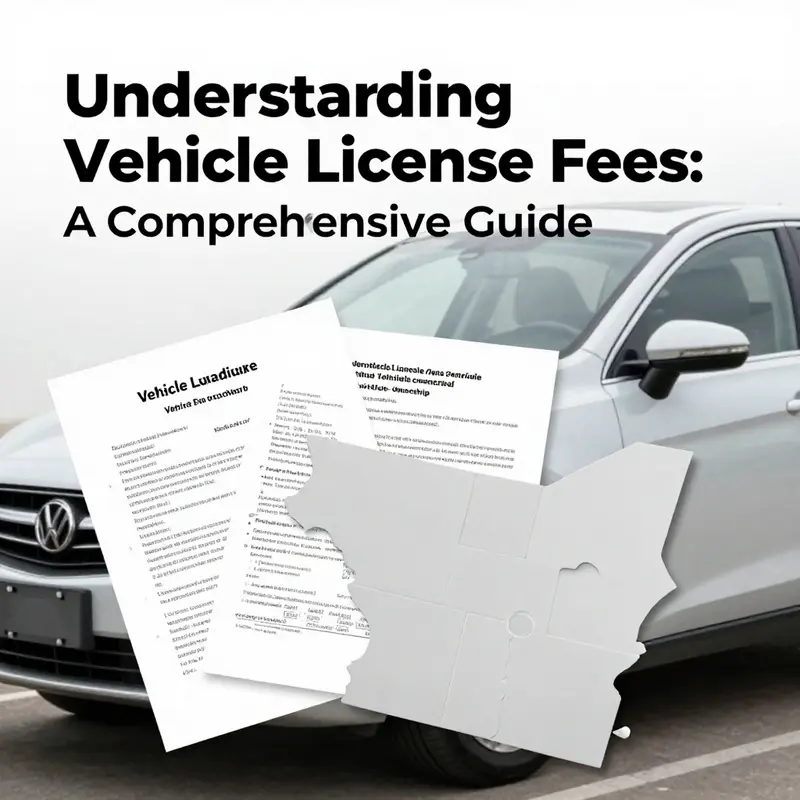 A visual representation of the importance of vehicle license fees in the context of vehicle ownership.