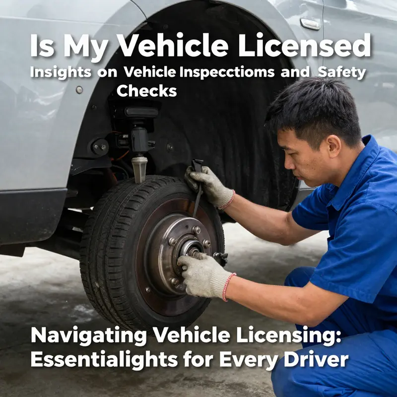 Essential documentation required for verifying vehicle licensing, including registration and insurance.