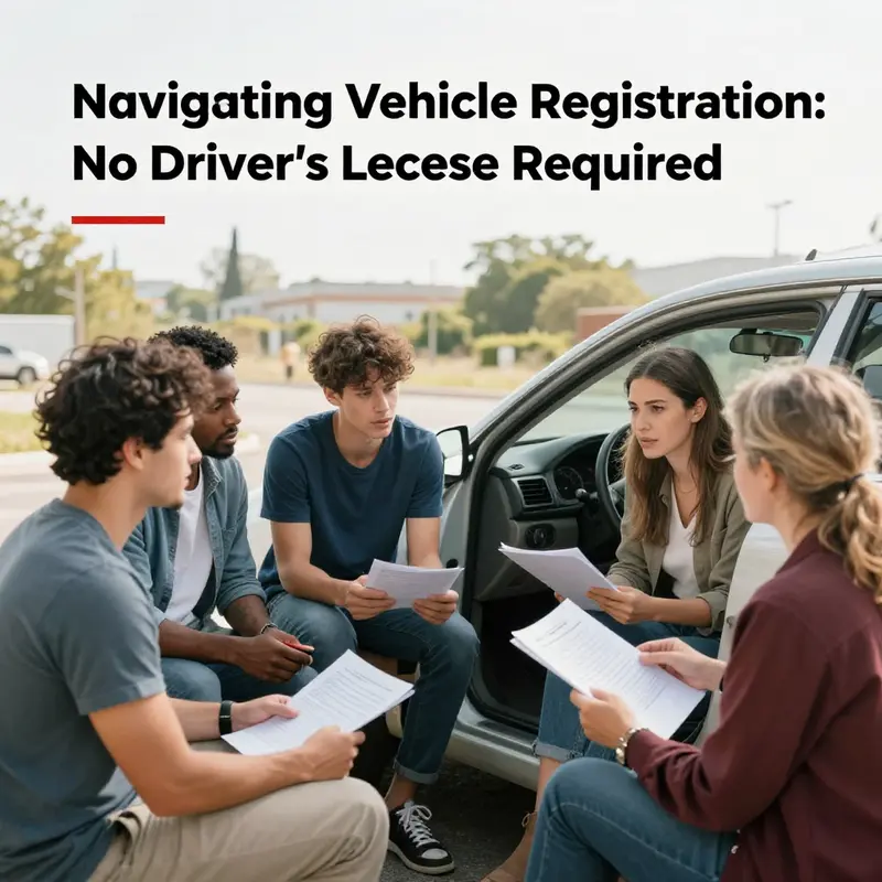 Exploring the legal documents and framework required for registering a vehicle without a driver’s license.