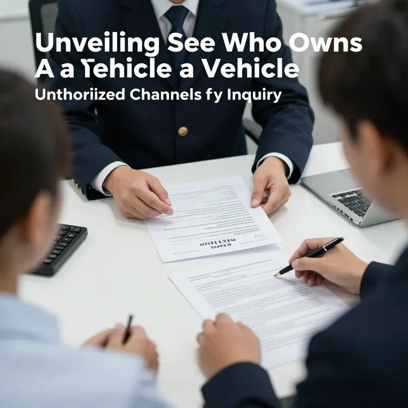Understanding the legal context of vehicle ownership information.