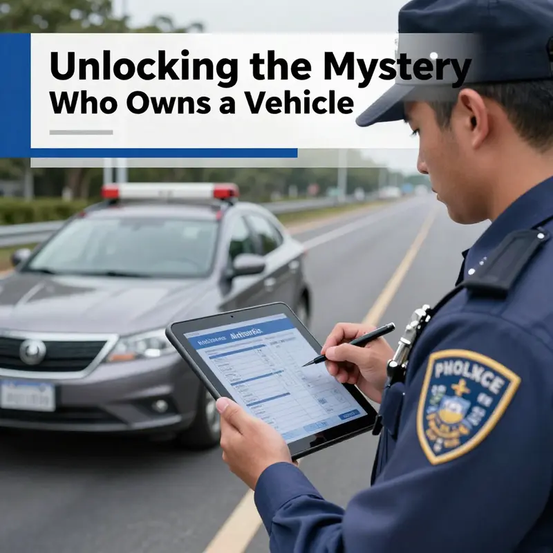 Understanding legal restrictions around vehicle ownership information.