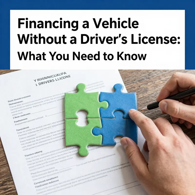 Exploring financing options for vehicles without a driver’s license.