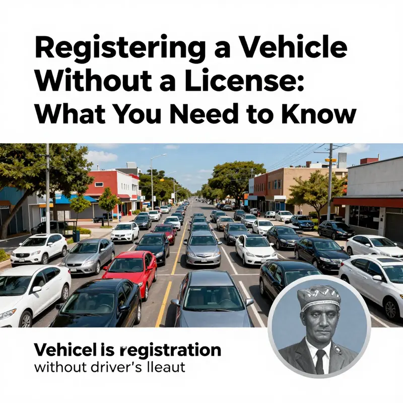 A vibrant city with parked vehicles, representing the broader concept of vehicle registration.