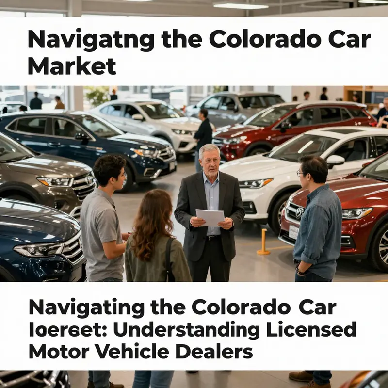 A licensed Colorado motor vehicle dealer engaging with customers at their dealership.