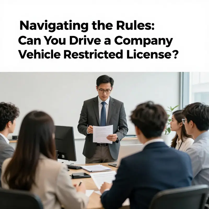 A visual representation of various license types versus allowed vehicle categories.