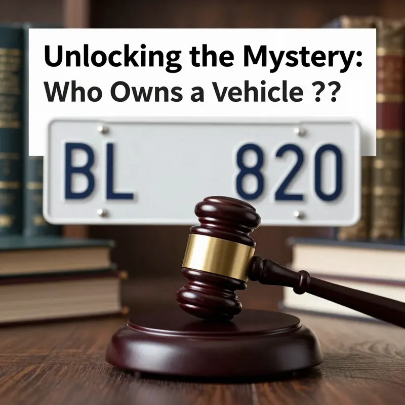 Understanding legal restrictions around vehicle ownership information.