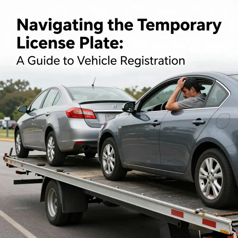 An overview of how temporary licenses facilitate initial vehicle operation.