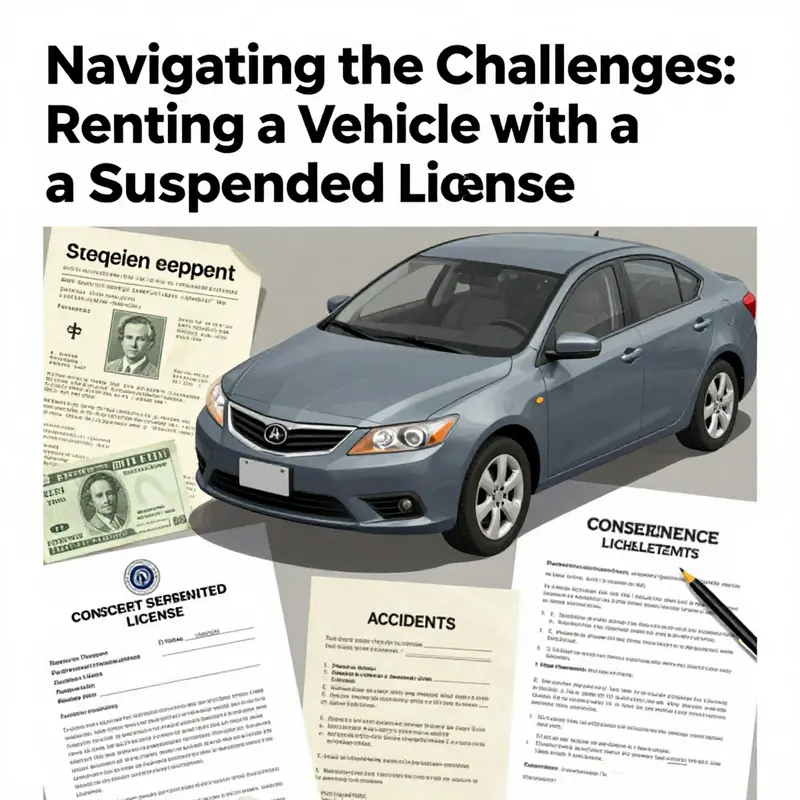 Legal constraints surrounding rental agreements for those with suspended licenses.