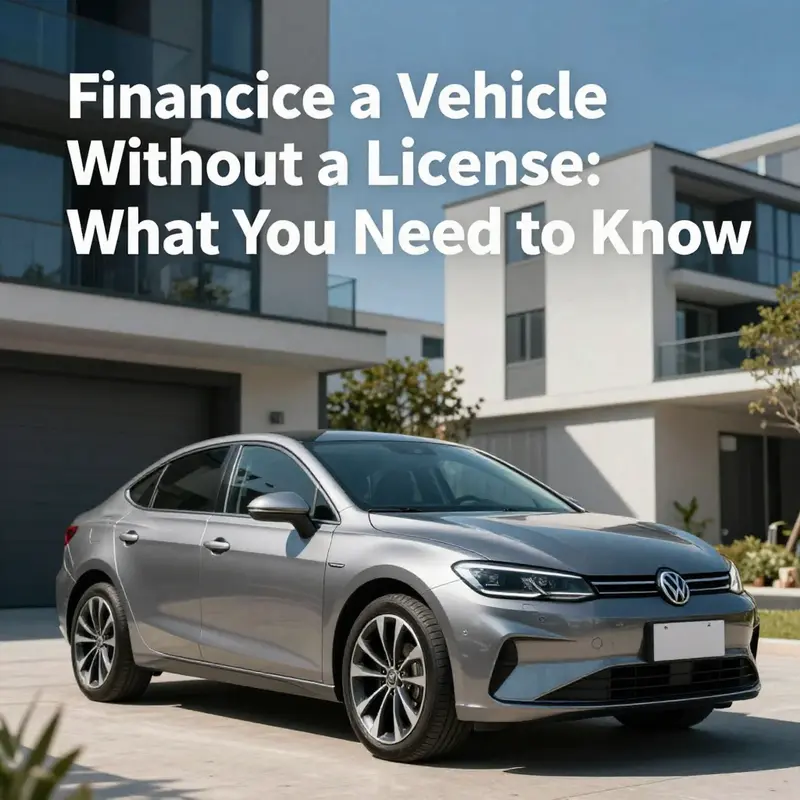 A car parked outside a residential building, symbolizing vehicle ownership independent of licensing.
