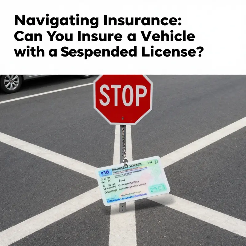 A visually engaging depiction of a road intersection with a stop sign and a suspended license, illustrating the article's central theme.