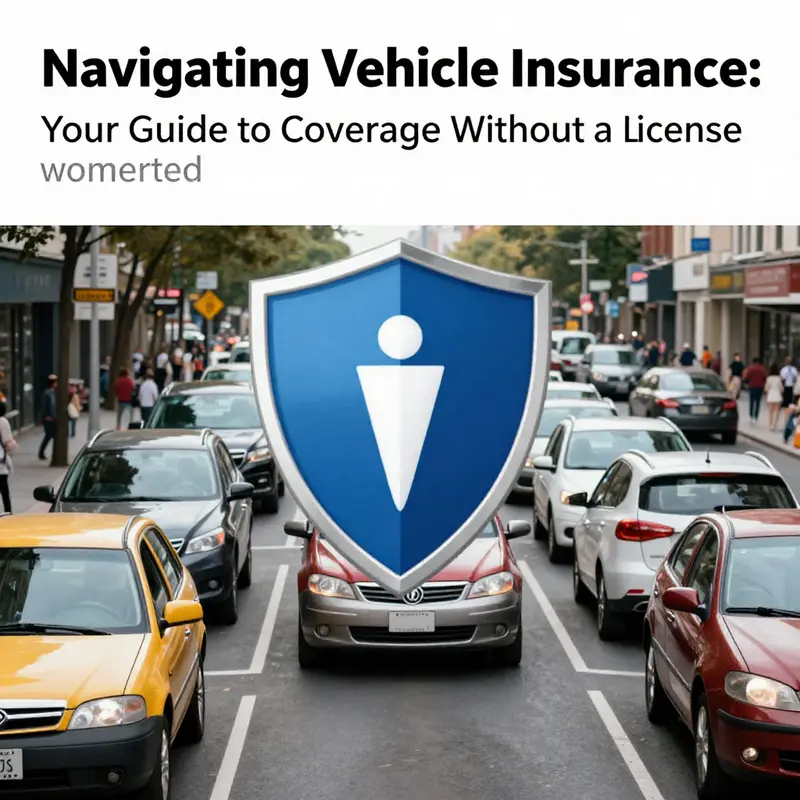 A busy city street illustrating various vehicles, symbolizing the concept of vehicle insurance without requiring a driver's license.
