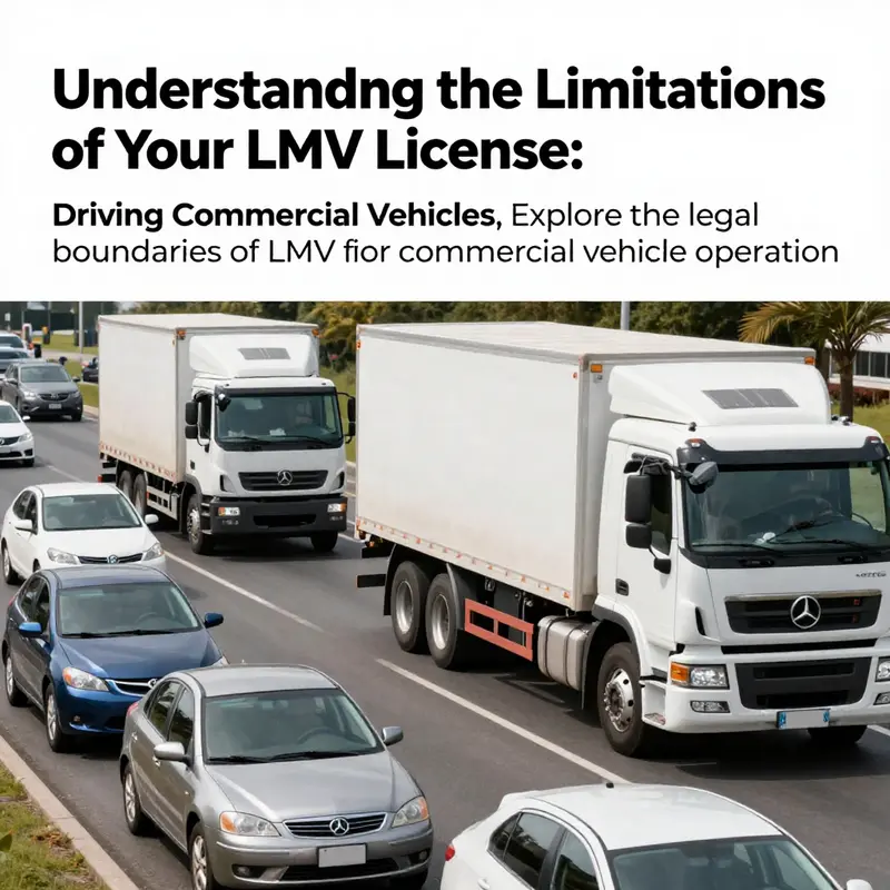 A photo showing a mix of personal and commercial vehicles representing the importance of understanding licensing requirements.