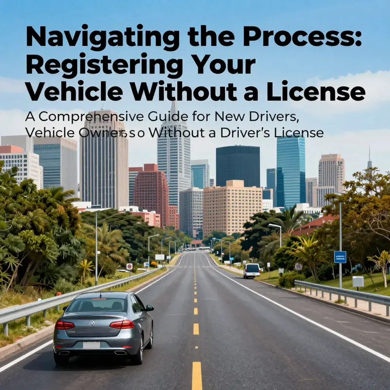 A beautiful road stretching towards a city skyline, symbolizing the journey of vehicle ownership and registration.