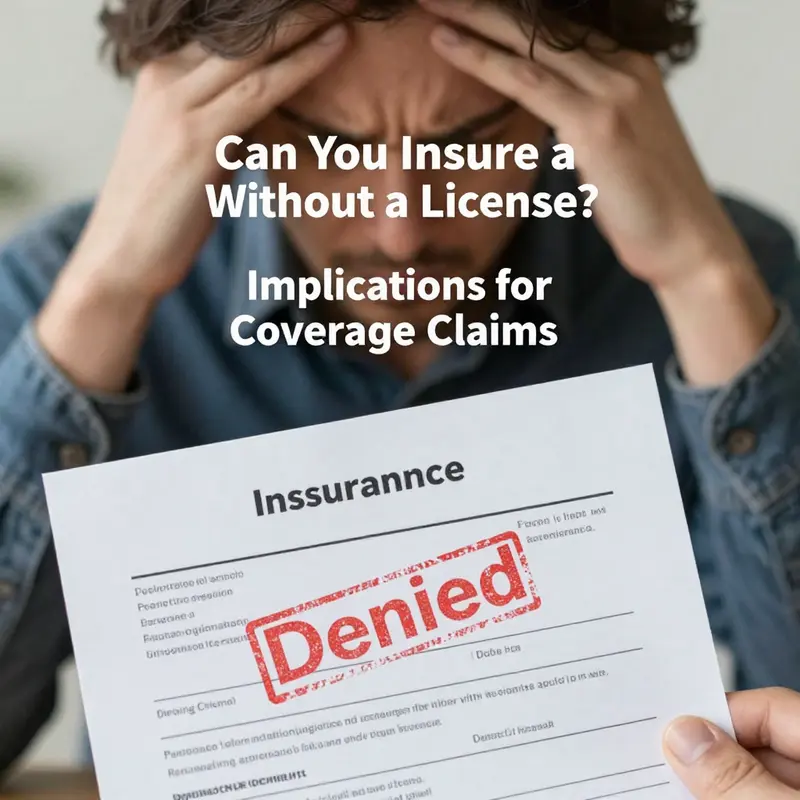 Understanding the essential requirements to obtain vehicle insurance without a driver’s license.