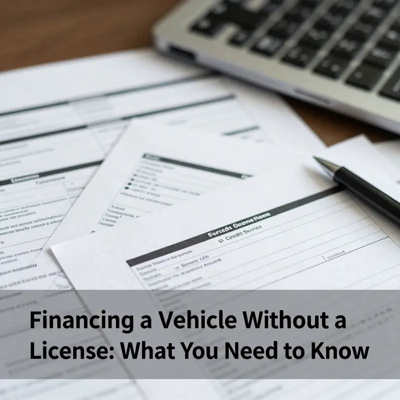 Discussing vehicle financing options without needing a driver’s license.