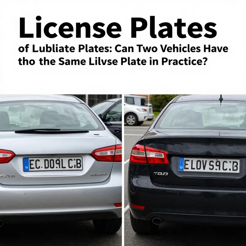 Discussion on legal management of license plates at a vehicle registration authority.