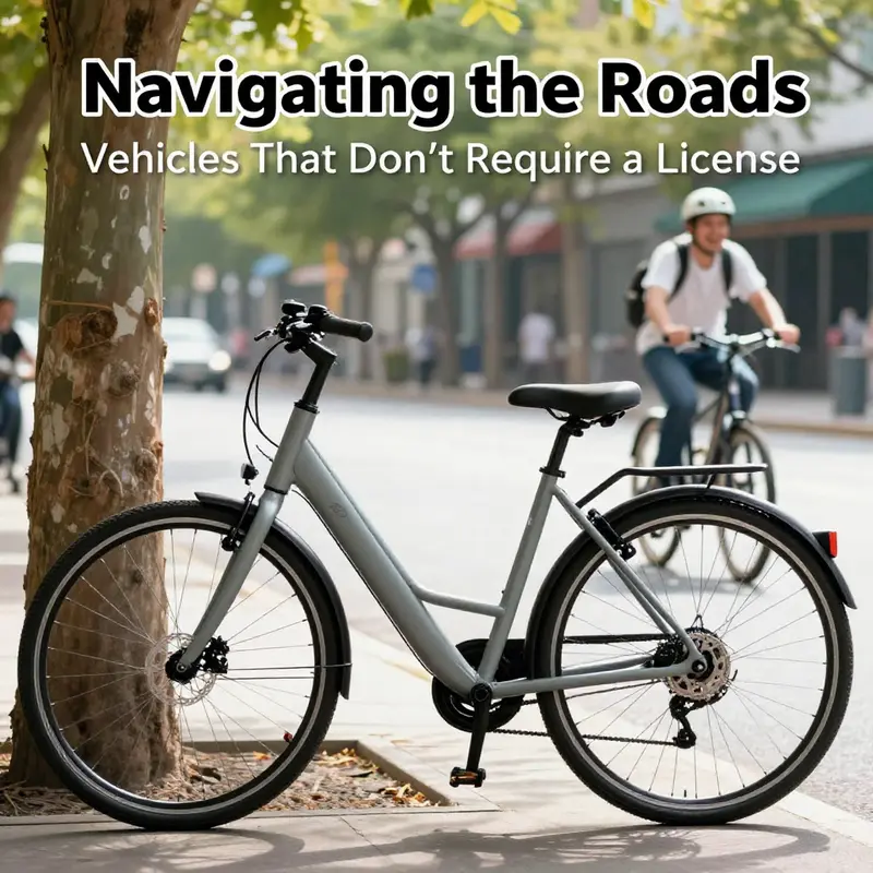 A vibrant park scene illustrating various non-motorized vehicles such as bicycles and rollerblades.