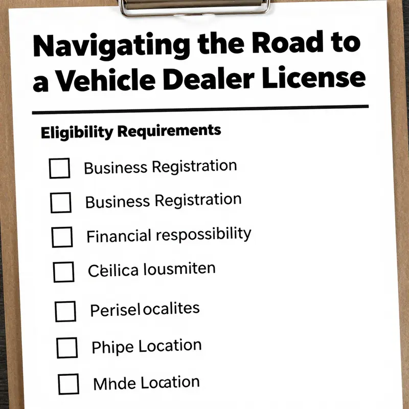 An illustration summarizing the various types of dealer licenses available.