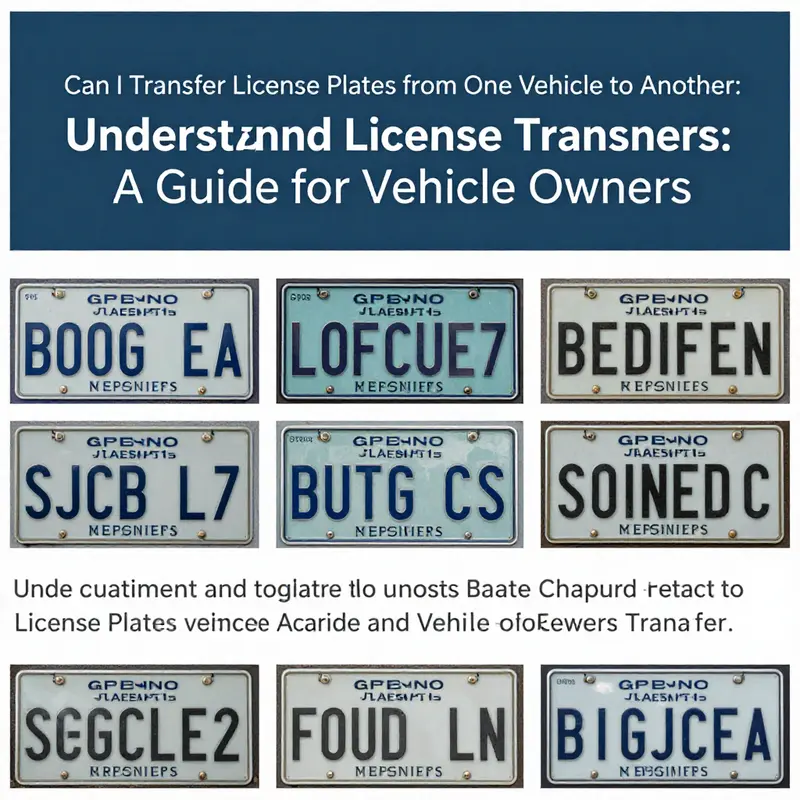 Understanding the legal aspects related to license plate transfers.