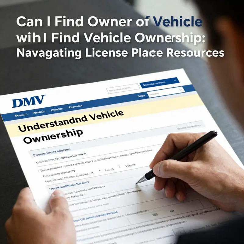 Understanding the legal and ethical considerations in identifying vehicle ownership.