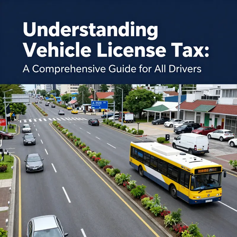 Diverse drivers discussing the importance and details of vehicle license tax.