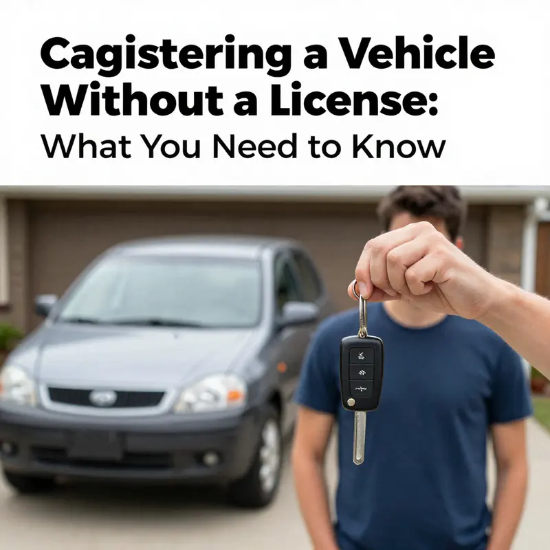 Understanding the legal framework for registering vehicles without a driver’s license.