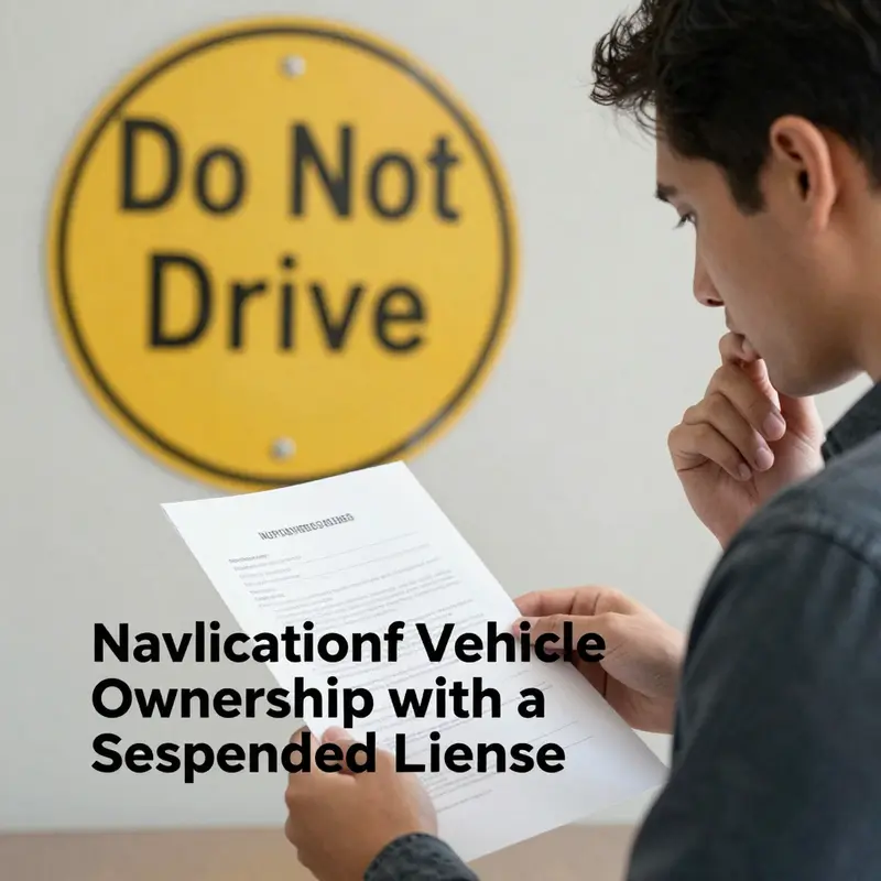 Understanding the legal framework surrounding vehicle purchase with a suspended license.