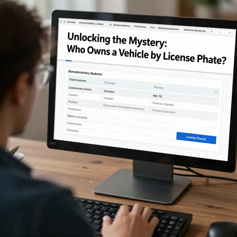 Understanding legal restrictions around vehicle ownership information.