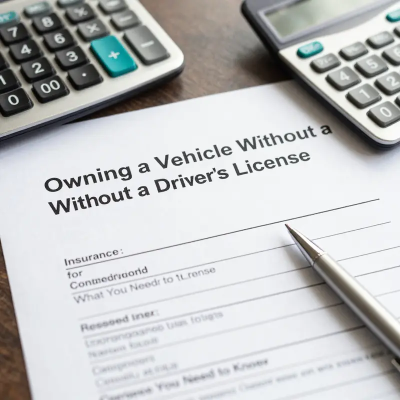 Understanding the nature of vehicle ownership independent of driving privileges.