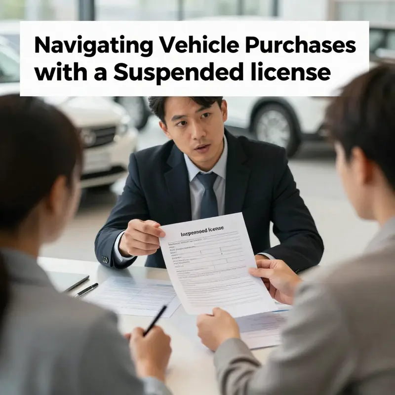 Understanding the legal landscape when purchasing a vehicle with a suspended license is crucial.