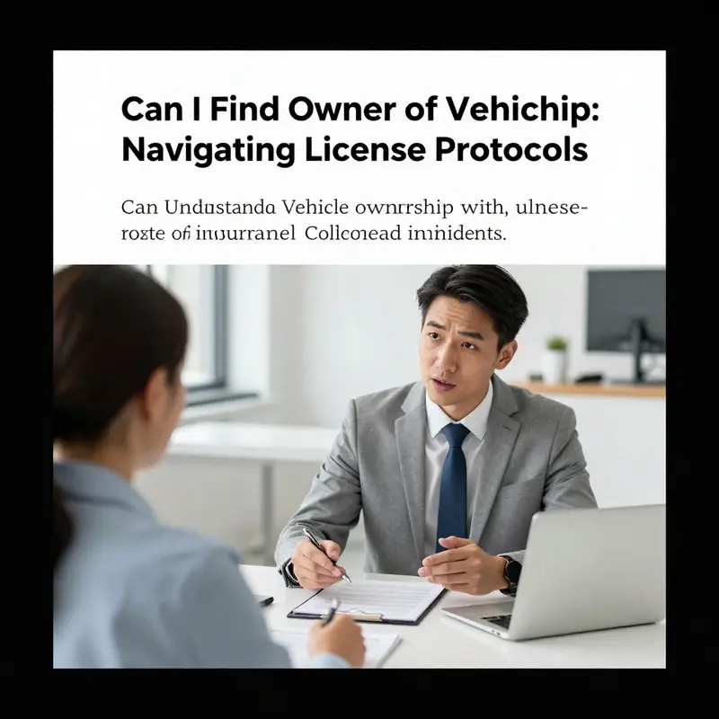 Understanding the legal and ethical considerations in identifying vehicle ownership.